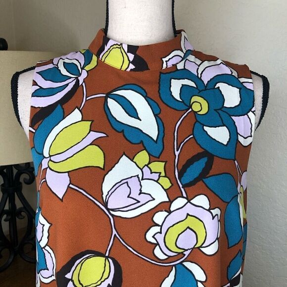 Modcloth High Neck Shift Dress Size M - Picture 6 of 16